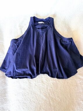 Free People We The Free Blue Trapeze Swing Tank XS